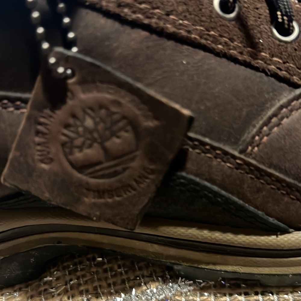 Women’s brown and black hiking boots - Picture 3 of 3